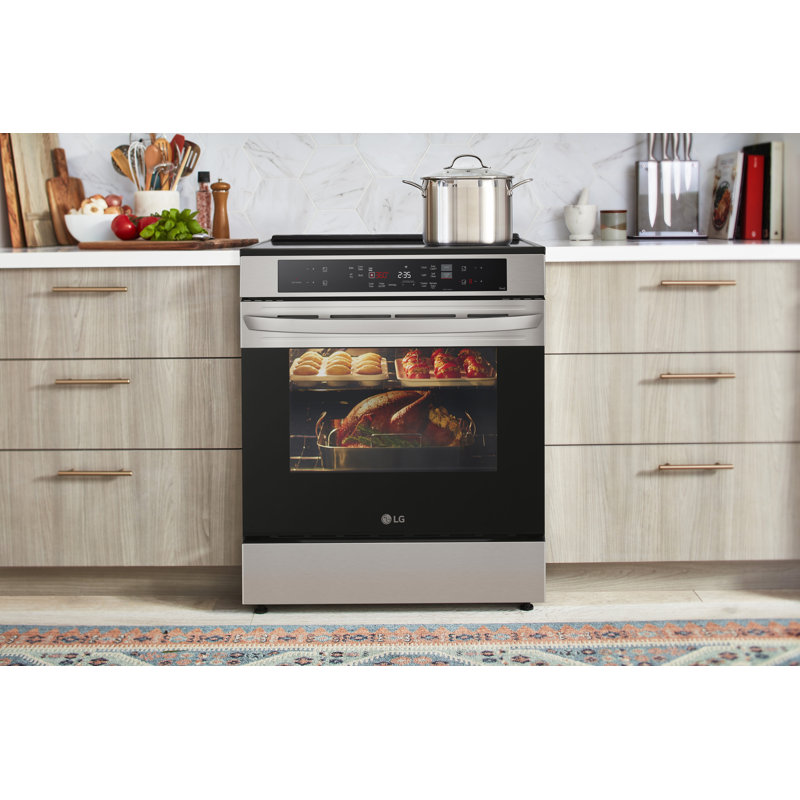 Lg 6.3 Cu. Ft. Smart Induction Slide-in Range With Convection And Air Fry
