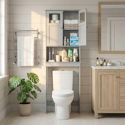 Armoire de toilette 66,9 po avec 2 portes