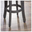 Tabouret de bar en bois d'acacia gris Pike