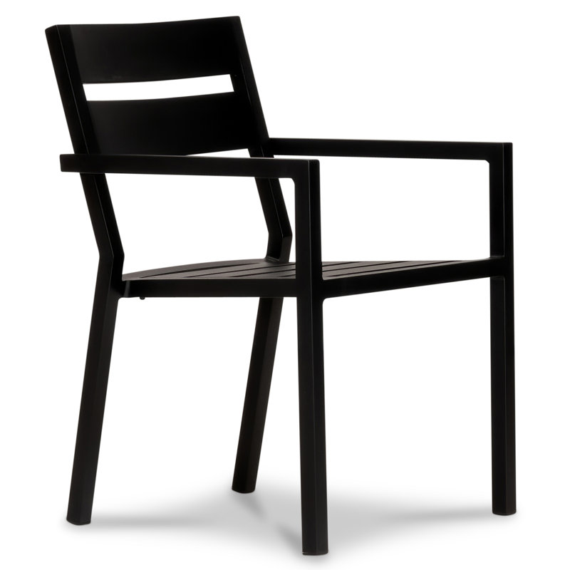 Chaise de salle à manger dorée, Noir