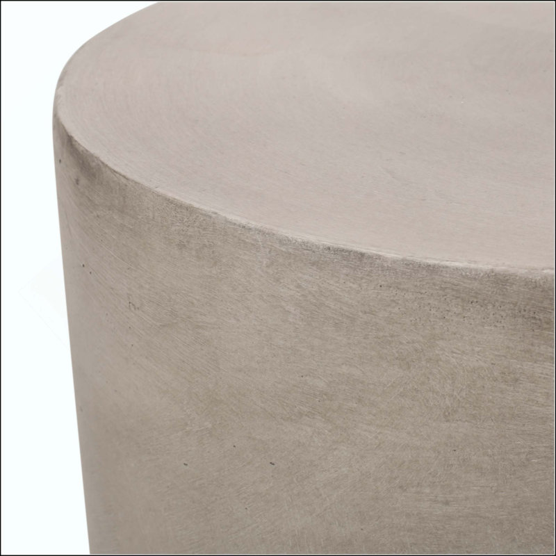 Table d'appoint d'extérieur en béton léger, table de bout MGO