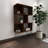Ashburn Wood 4 Shelves Storage Brown Shelving Unit with Open Frame Design
