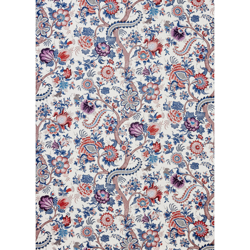 IMPRIMÉ MÉTROPOLITAN Palampore, Rouge multi