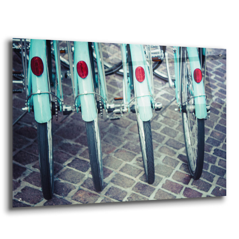 «Bicycle Line Up 1» par Jessica Reiss, H 24 po x l 36 po x P 0,2 po
