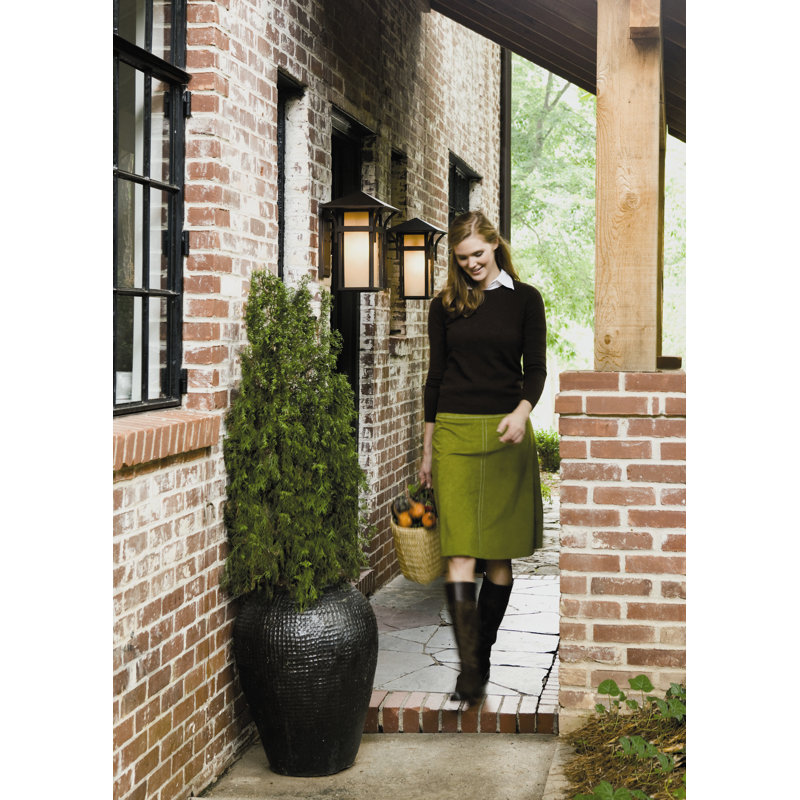 Harbor Outdoor Wall Lantern, Non-Energy Saving/Non-Dark Sky, Small, Anchor Bronze