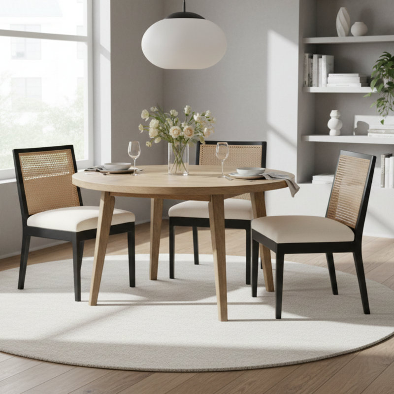 Chaise d'appoint Ollie, Noir, noir, noir, noir