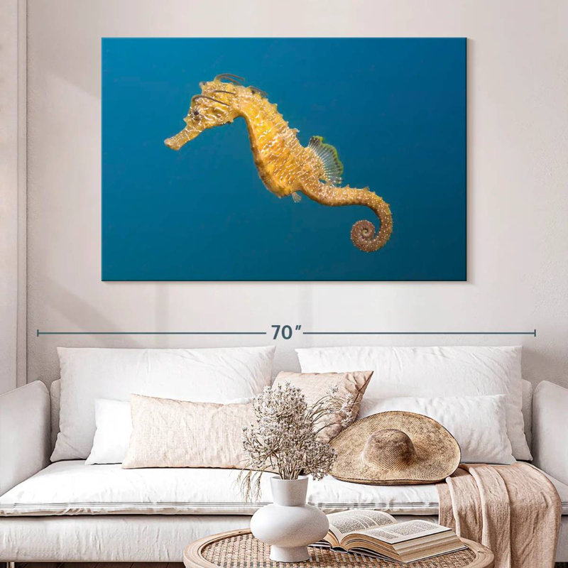 Brampt Short Snouted Seahorse, 34" H x 51" W
