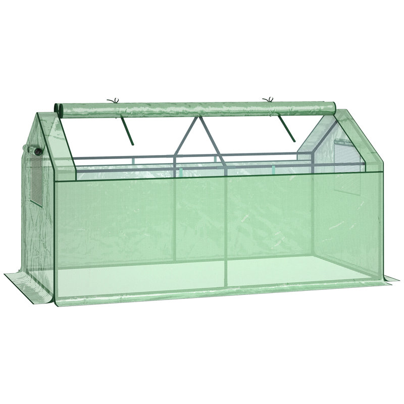 Aashirya 6 Ft W x 3 Ft D Lean-to Greenhouse