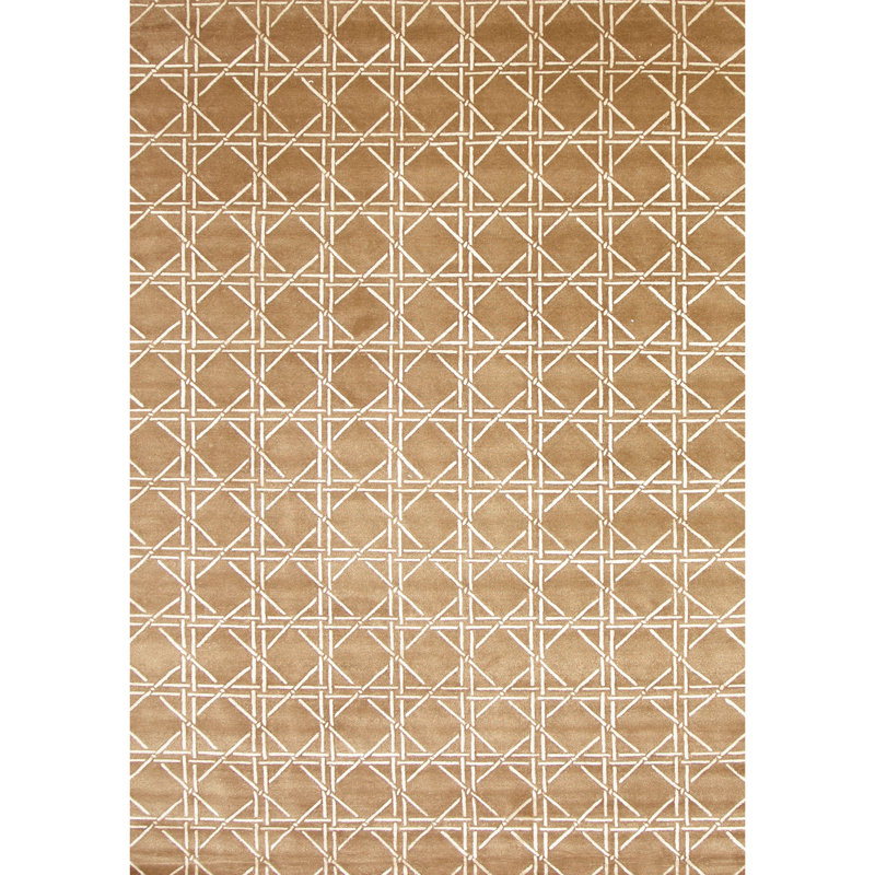 Himalayan Geometric Area Rug in Gray