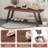 43" Rustic Wood Entryway Bench – Modern Farmhouse Design, Perfect as End of Bed Bench, Mudroom Storage Bench & Living Room Seating-2141636705