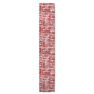 Harvir Aztec Tribal Stamp Table Runner