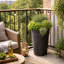 Sukari Tall Round Vase Planter Concrete Effect Recycled Garden Pot-112122981-112122980