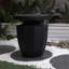 Table de bout décorative de jardin, table d'appoint moderne robuste robuste en faux terrazzo, table d'appoint pour l'intérieur et l'extérieur