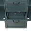 Armoire de rangement, armoire 2 portes avec 3 tiroirs