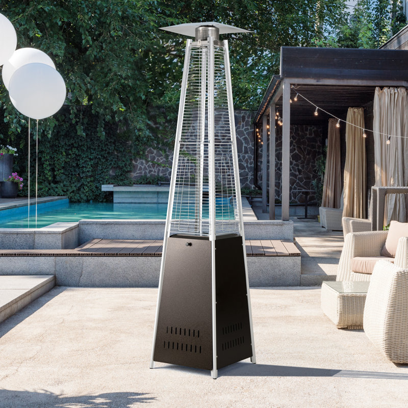 Chauffe-terrasse au propane 45 000 BTU, Bronze