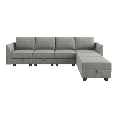 Tremee U Shaped Modular Sectional Upholstered Sofa Couch