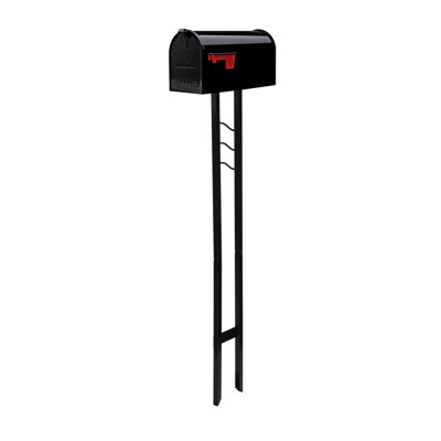 Mailbox-To-Go All-in-One, Medium, Steel Mailbox & Post Combo