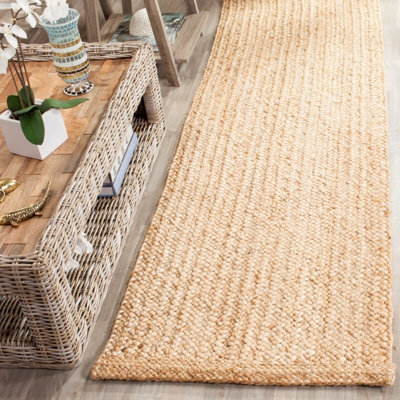 Auckland Handmade Flatweave Jute/Sisal Natural Area Rug