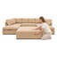 7 Seater Corduroy Sofa Bed-810866638