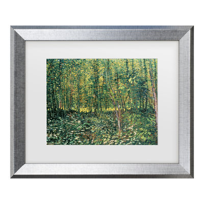 " Trees And Undergrowth, 1887 " by Vincent Van Gogh