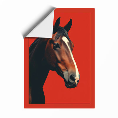 Noble Steed Portrait Modern - Print