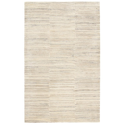Avery Oatmeal Hand Tufted Wool Rug