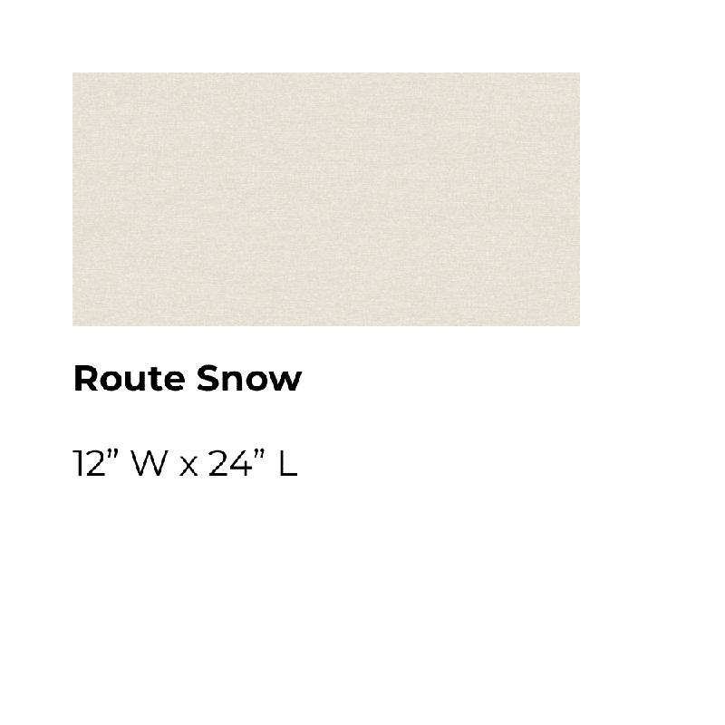 Parkway Colors 12" x 24" x 2mm Luxury Tile, Route Snow