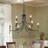 Naydene 9 - Light Iron Dimmable Chandelier