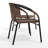 Arthor Rattan Indoor/Outdoor Stacking Restaurant Chairs (Set of 2)-1822964016