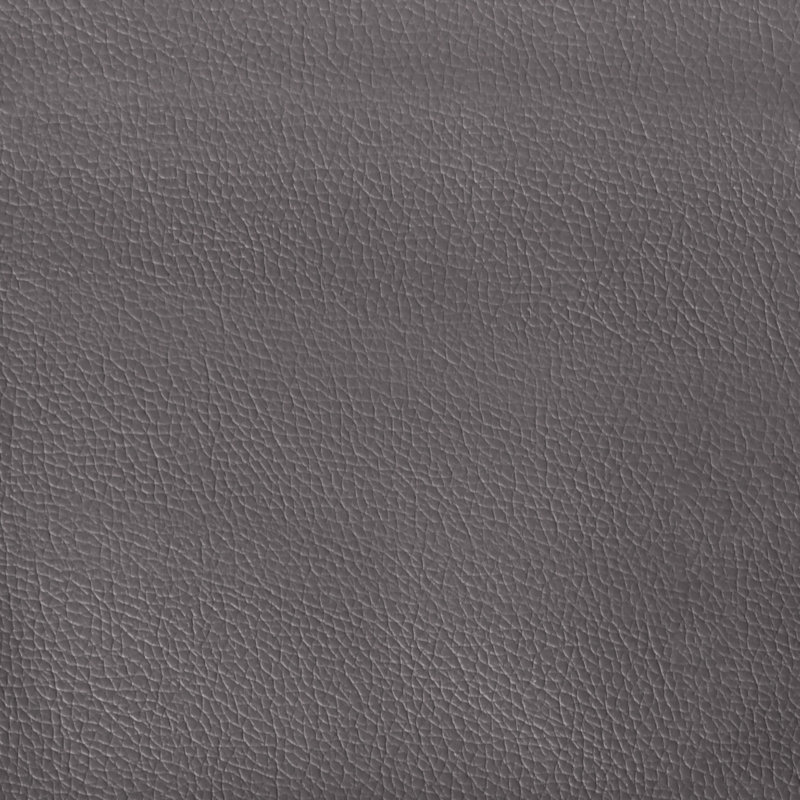 Headboard Plain Design Faux Leather, 98cm H x 100cm W x 5cm D, Grey, 100 x 200cm