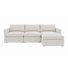 Canapé modulaire en L rembourré Waylon de 104 po Waylon