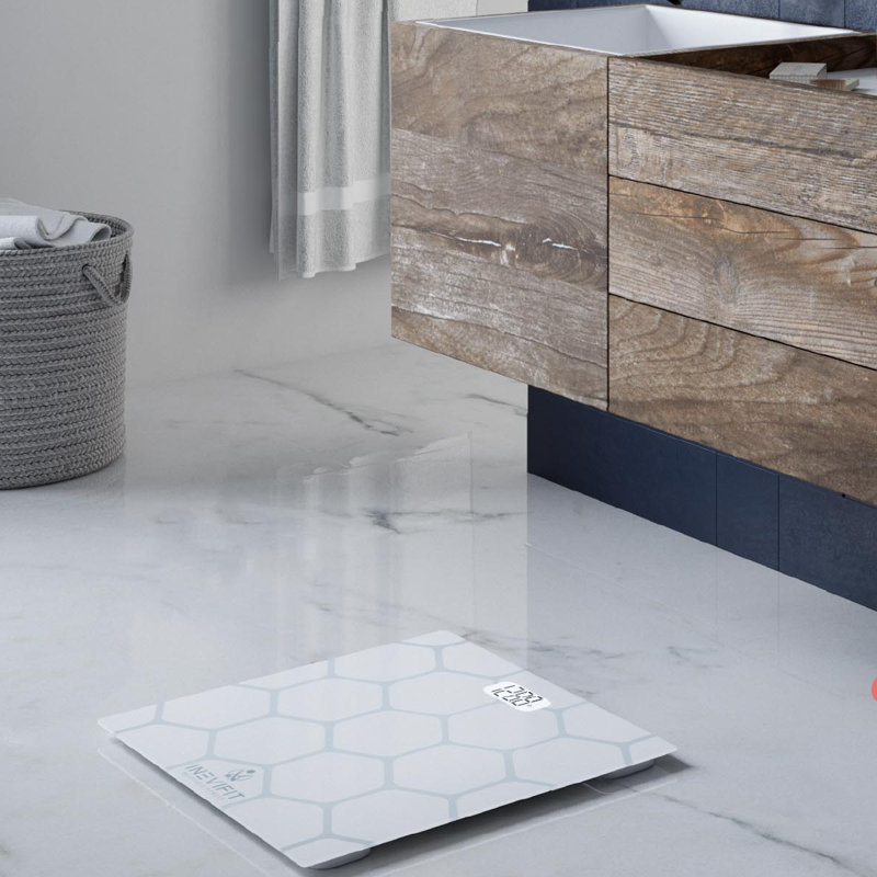 INEVIFIT Digital Bathroom Scale, White