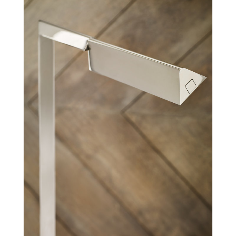 Sean Lavin Dessau Floor Lamp, Polished Nickel, 38"