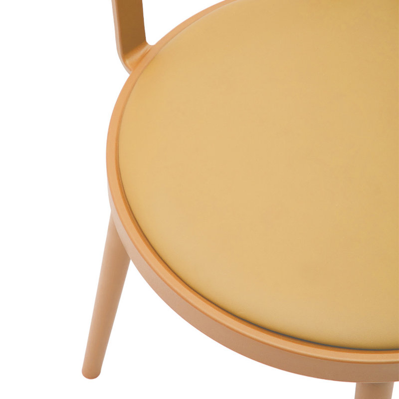 Bavaria 40cm H Armchairs Upholstered Dining Chairs, Orange