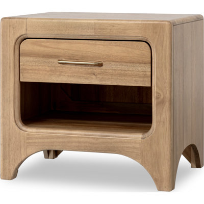 Herod Brentwood One Drawer Nighstand