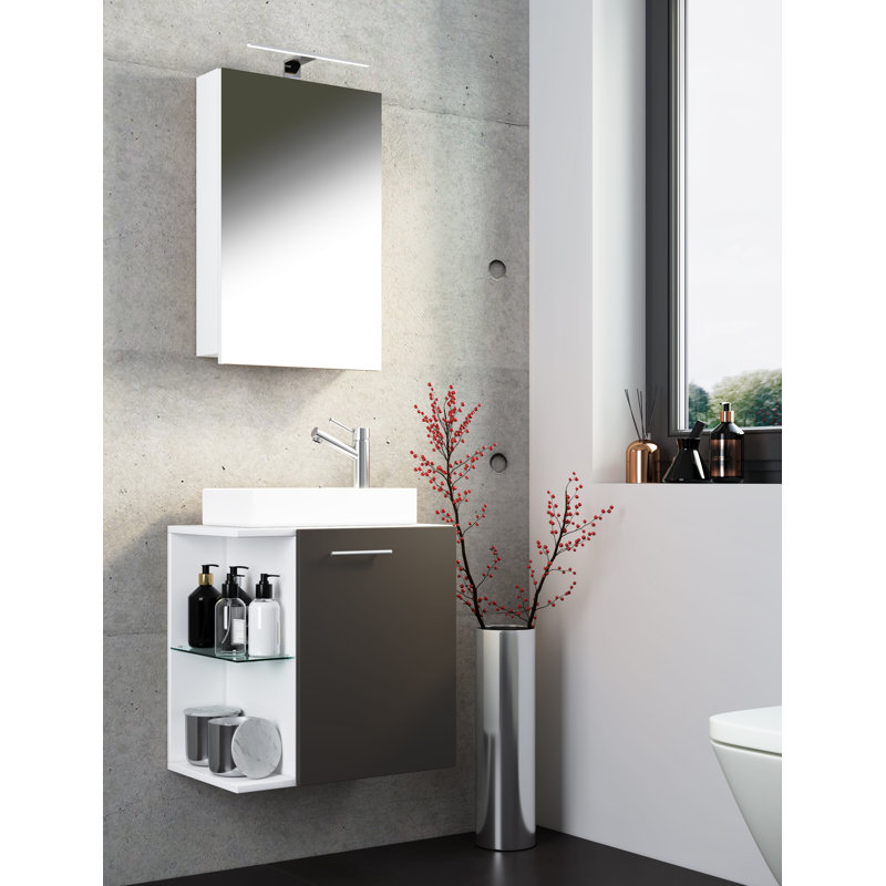 Raquelle Bathroom Furniture Suite, Black