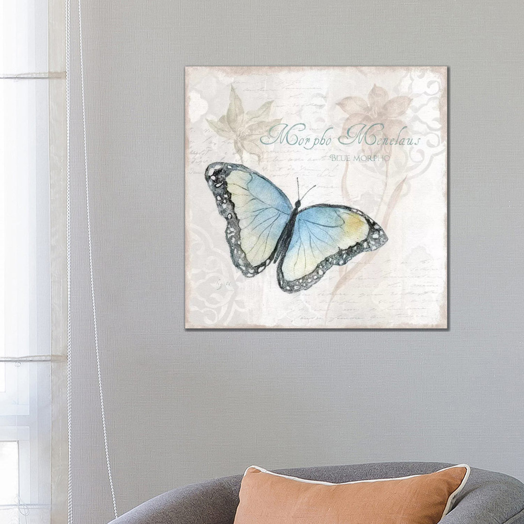 Postkarte Schmetterling III von Tava Studios - Galerie-verpackte Leinwand Giclée auf Leinwand