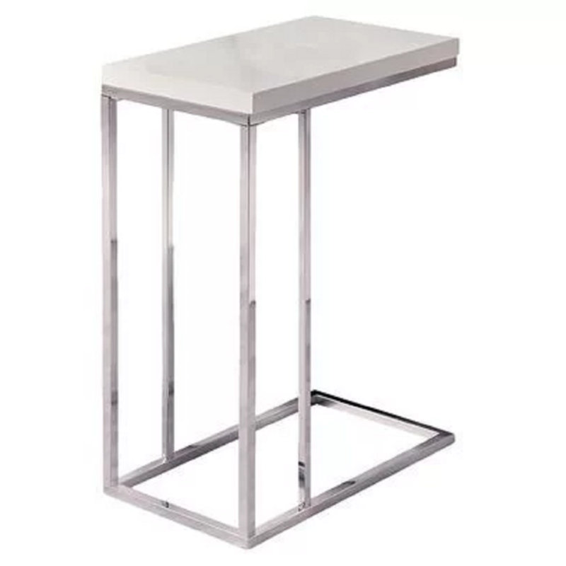 Attalie Glass Top End Table