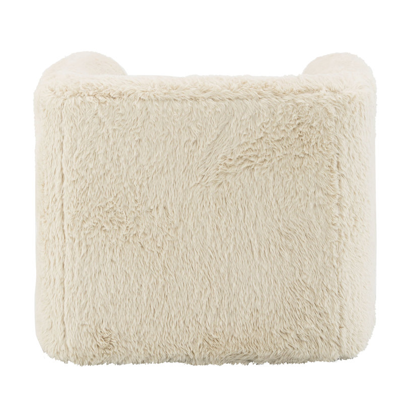 Fauteuil pivotant beige - Coussins de siège de soutien sable avec mécanisme de qualité