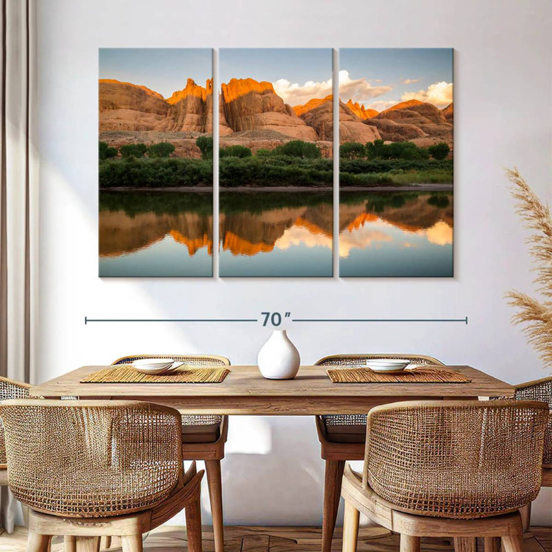 Alvord Canyonlands Park Reflection, H 42 po x l 65 po