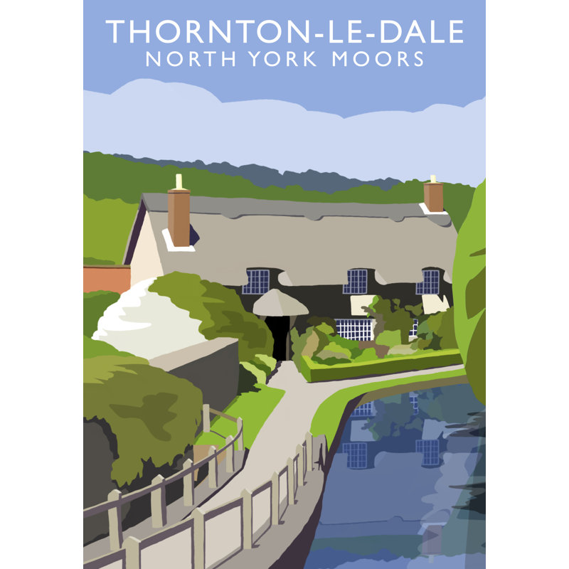 Thornton-Le-Dale by Richard O'Neil - Print, 40 cm H x 30 cm W x 1 cm D, No Frame