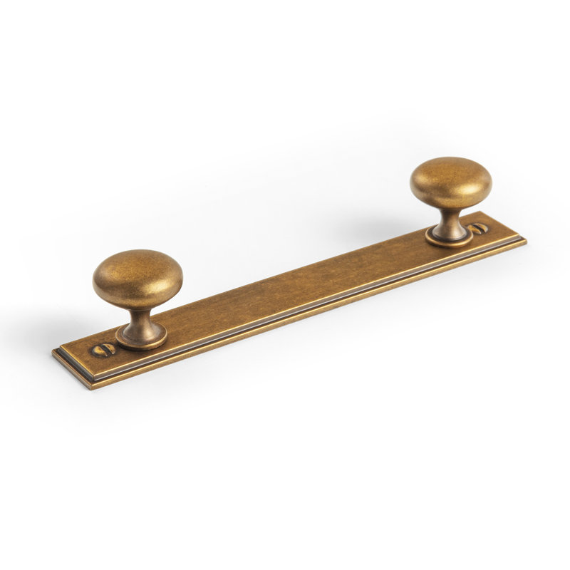 Creative Double Knob Pull Multipack, Antique Brass