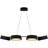 Jahim Integrated LED Matte Black Linear Chandelier