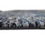 Tapis rayé bleu marine-951042963