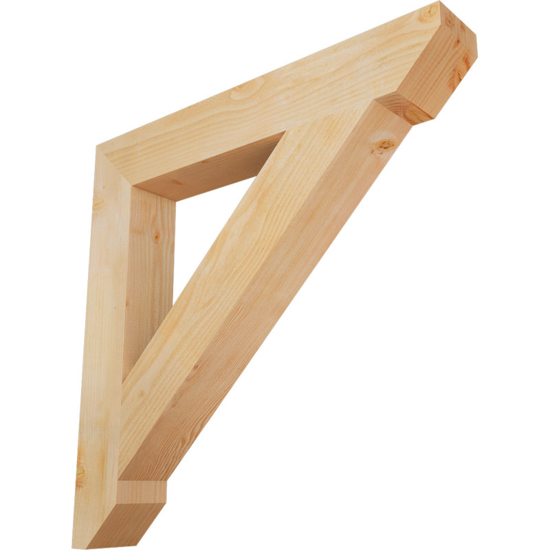Support pour scie brute à lattes rugueuses, l 6 po x P 40 po x H 40 po, Douglas, H 40 po x l 6 po x P 40 po, Sapin de Douglas