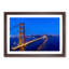 Golden Gate Suspension Bridge in Abstract - Picture Frame Graphic Art Print-55735044-55735045