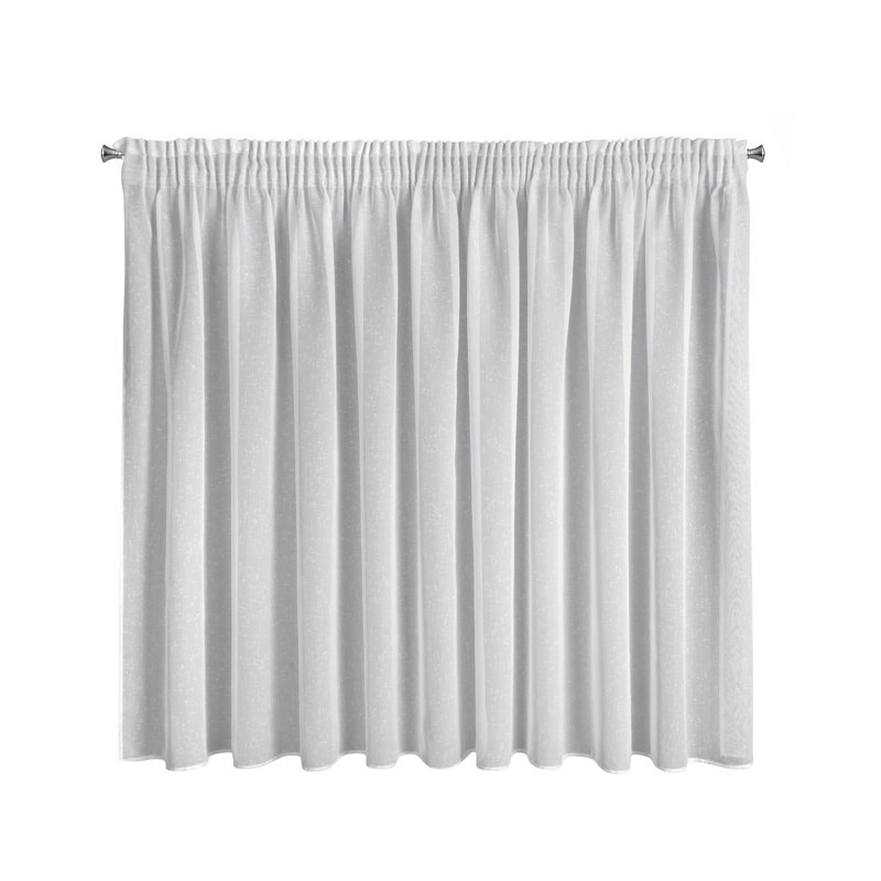 Kaltman Sheer Curtain Single Panel, 145cm H x 400cm W