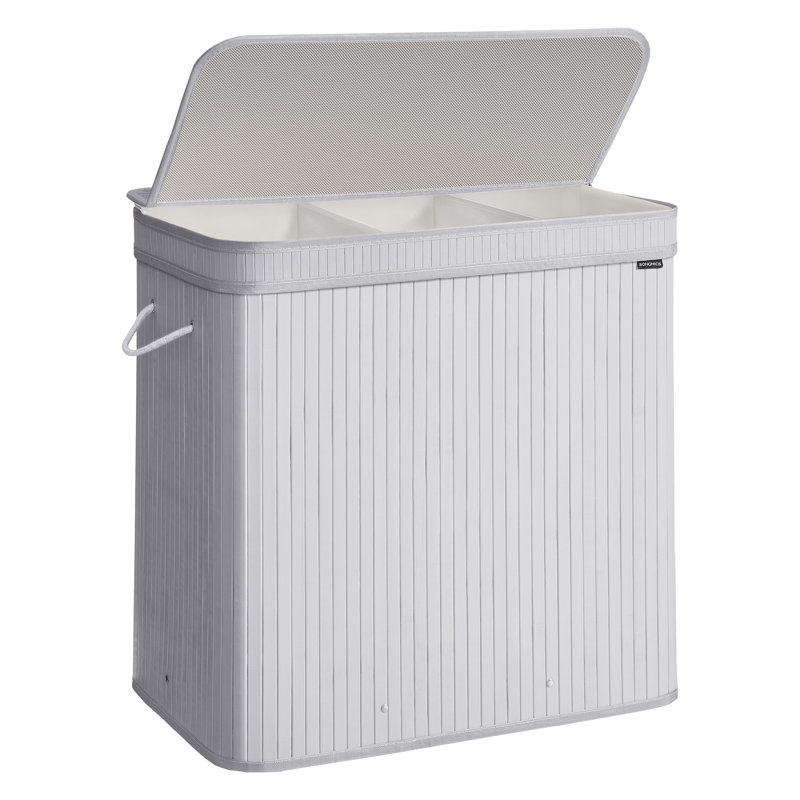Bamboo Laundry Hamper with Handles