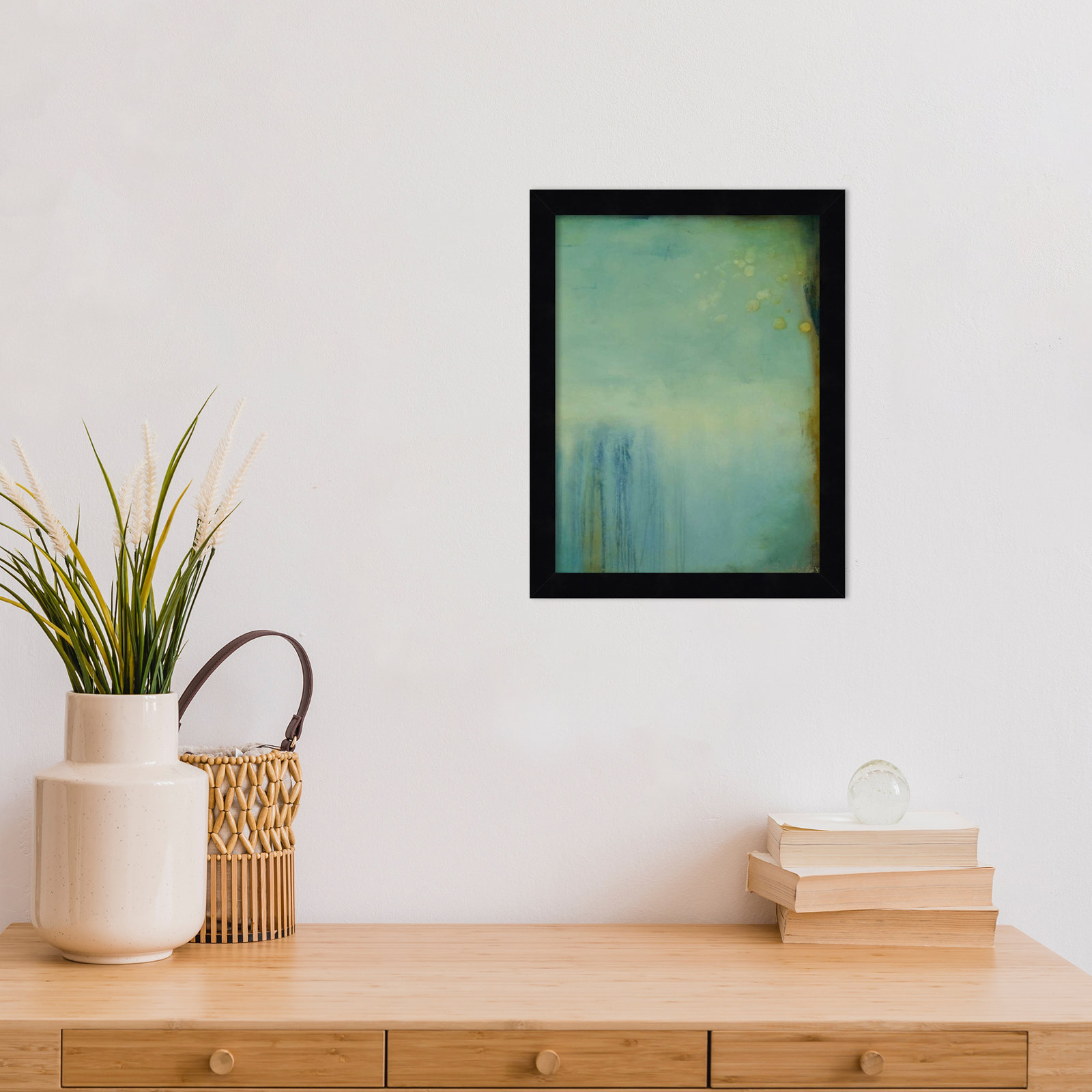 Whispering Souls II Print by Erin Ashley, 13" H x 10" W, Black