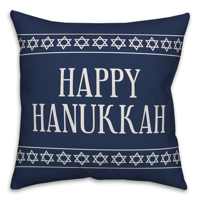  Happy Stars Throw Pillow Cover, 16" x 16"